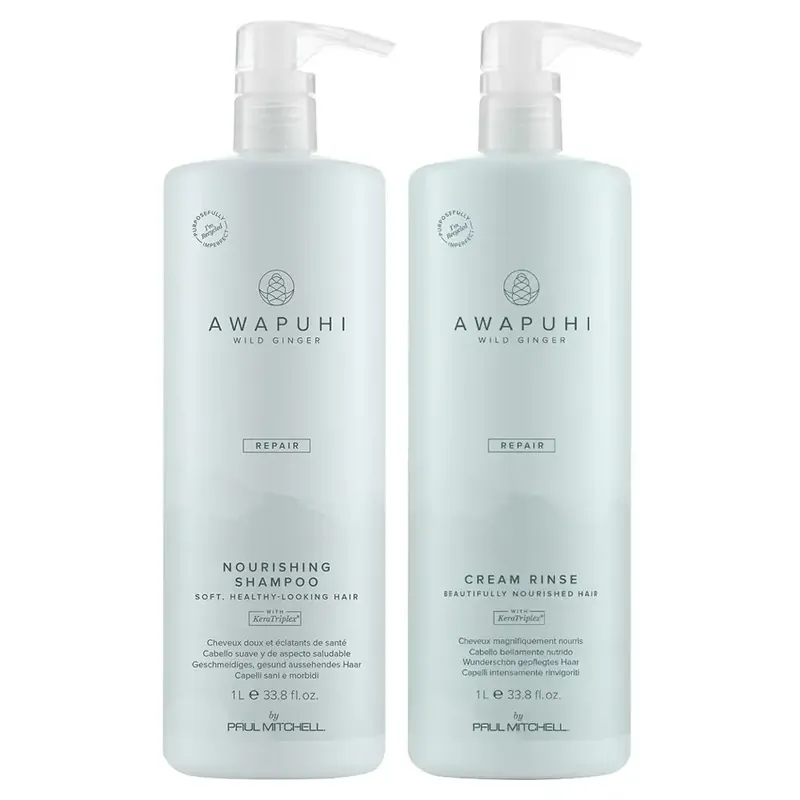Paul Mitchell Awapuhi Wild Ginger Nourishing Shampoo & Cream Rinse Duo 2piece
