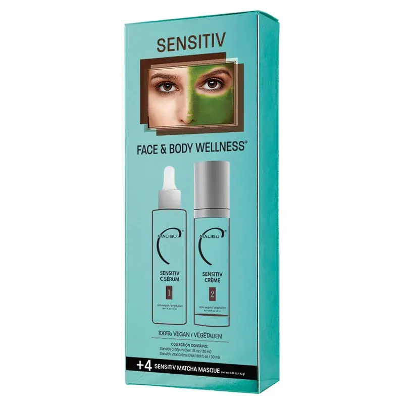 Malibu C Sensitiv Face & Body Wellness Collection 1kit