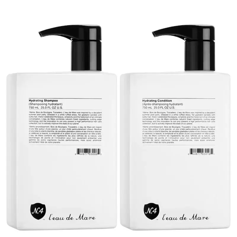 N.4 (Number Four) L'eau de Mare Hydrating Shampoo & Conditioner Duo 25 oz 2piece
