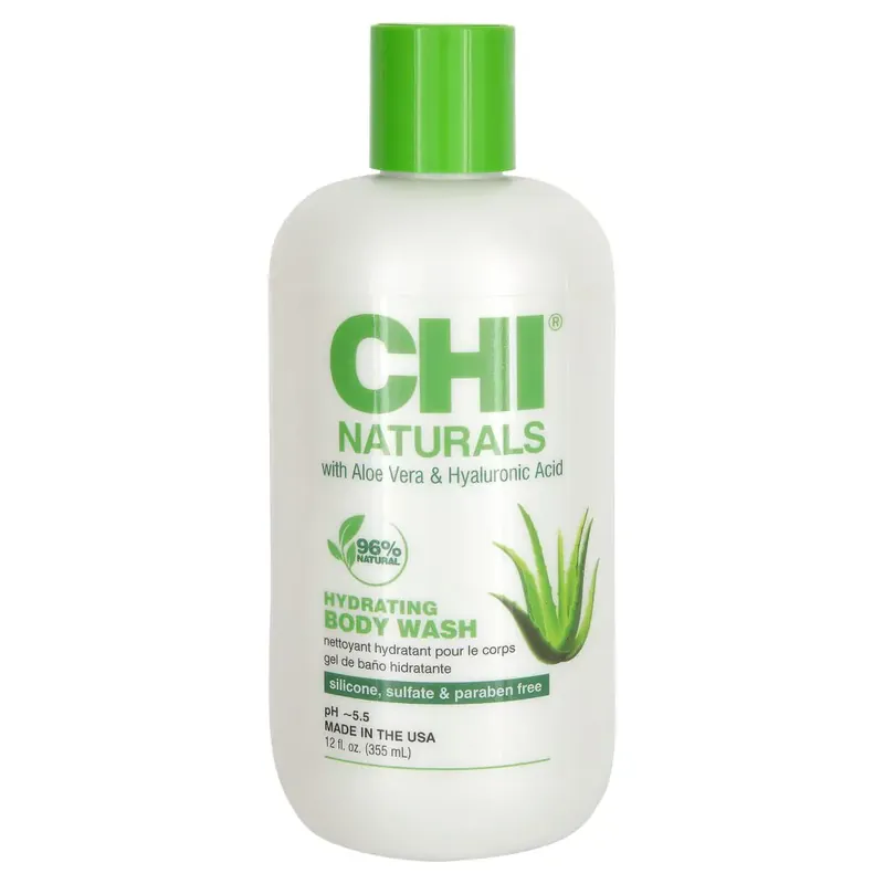 CHI Naturals with Aloe Vera Hydrating Body Wash 12oz
