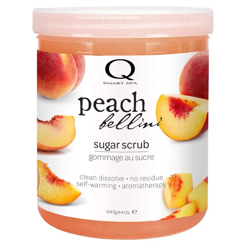 Qtica Smart Spa Peach Bellini Sugar Scrub 44oz