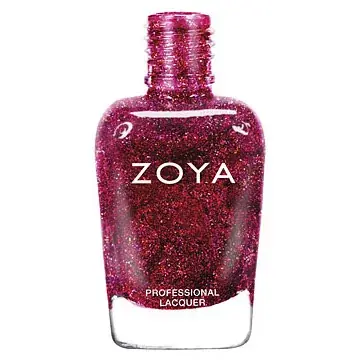 Zoya Nail Polish - Blaze #ZP641 Red Holographic 0.5oz