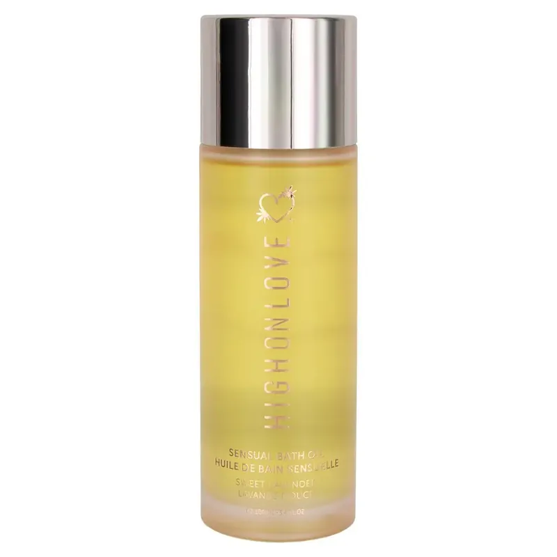 High On Love Sensual Bath Oil - Sweet Lavender 3.4oz