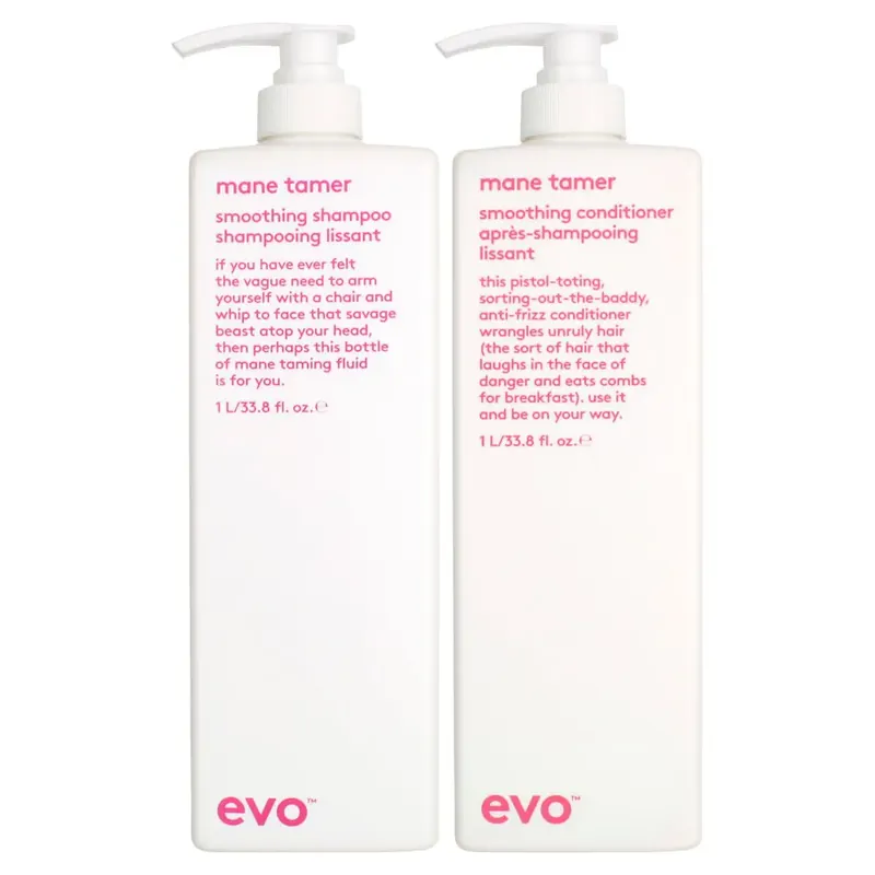 Evo Mane Tamer Smoothing Shampoo & Conditioner Duo 33.8 oz 2piece