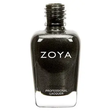Zoya Nail Polish - Claudine #ZP690 Black Metallic 0.5oz