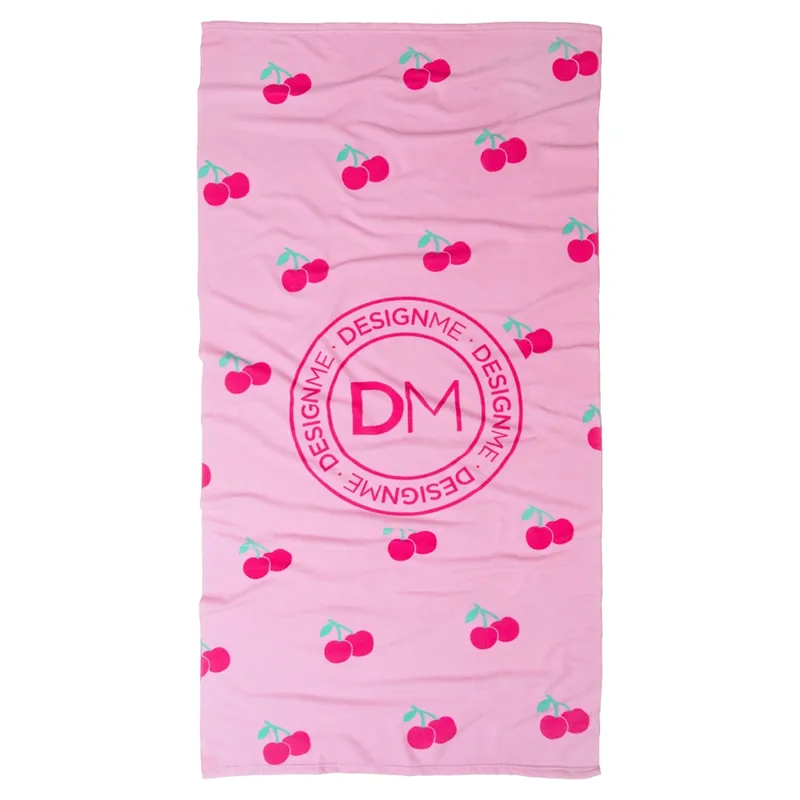 Design Me Cherry - Print Beach Towel 2piece