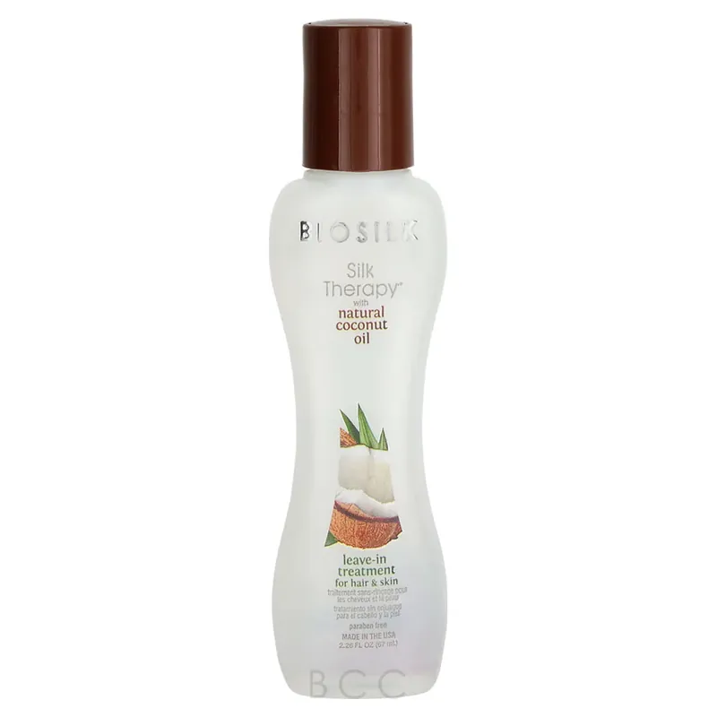BioSilk Silk Therapy with Natural Coconut Oil Leave-In Treatment