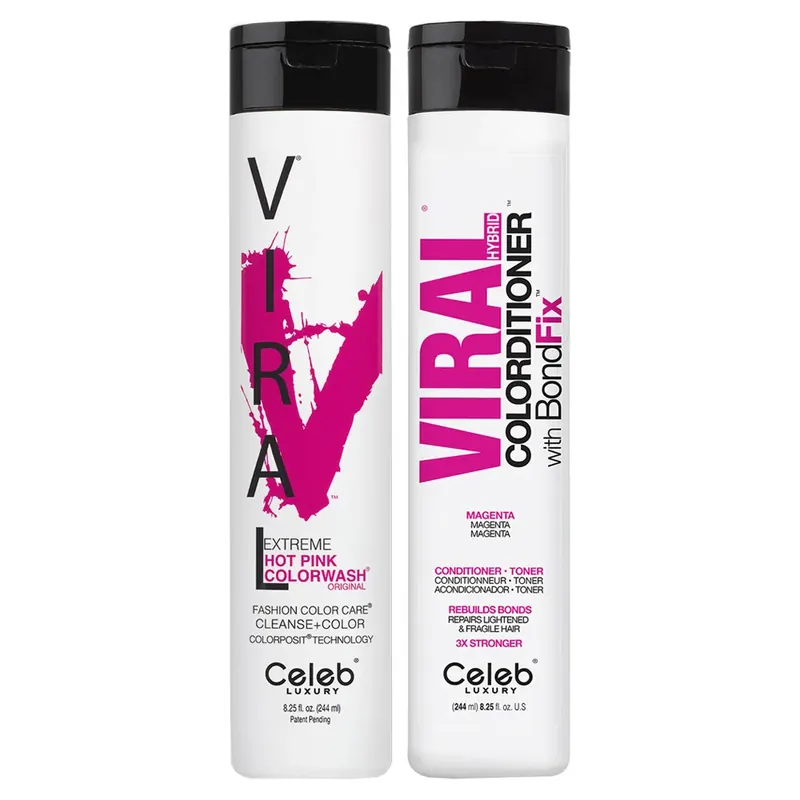 Celeb Luxury Vivid Hot Pink/Magenta Healthy Color Duo 2piece