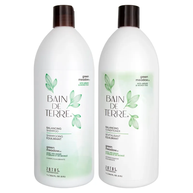 Bain de Terre Green Meadow Balancing Shampoo & Conditioner Duo 33.8 oz 2piece