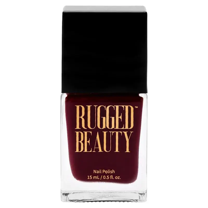 Rugged Beauty Nail Polish - Flexibility Deep Wine 0.5oz