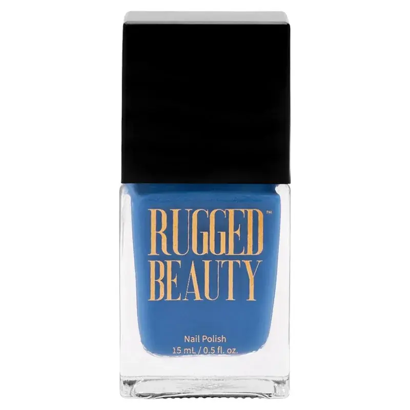 Rugged Beauty Nail Polish - Dew Drops Light Blue 0.5oz