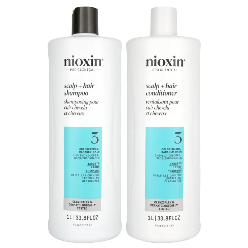 Nioxin Pro Clinical System 3 Shampoo & Conditioner Set 33.8 oz 2piece