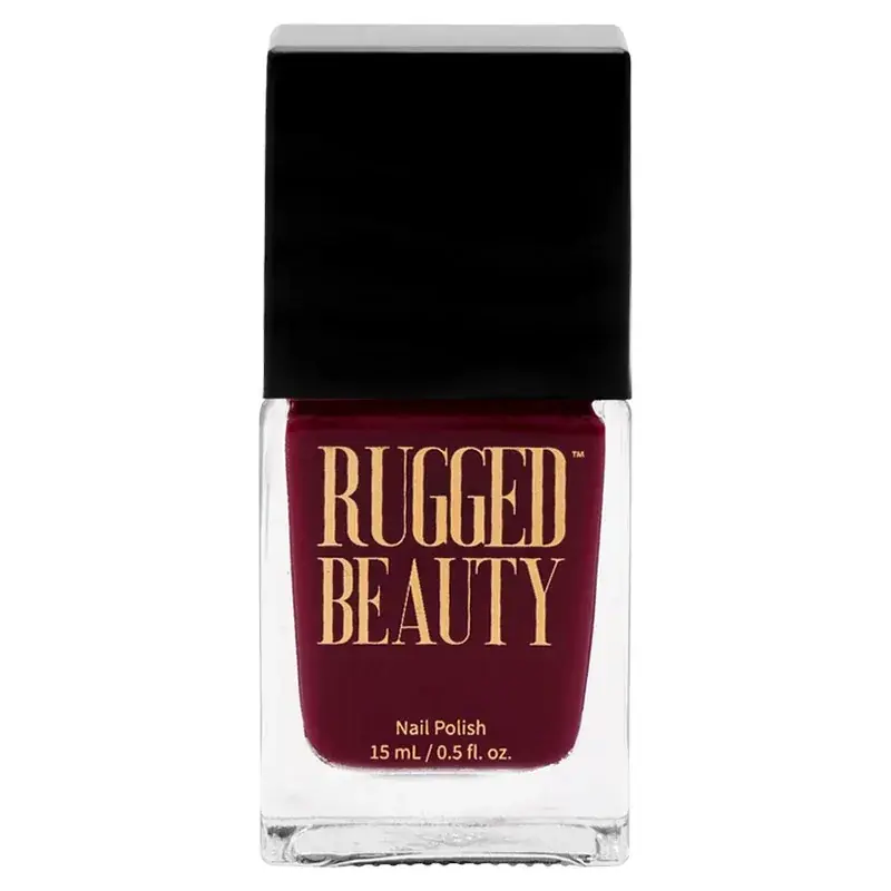 Rugged Beauty Nail Polish - Winter Berry Berry Red 0.5oz