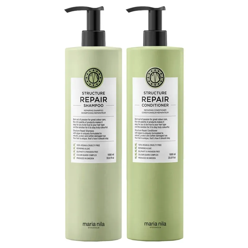 Maria Nila Structure Repair Shampoo & Conditioner Set 33.8 oz 2piece