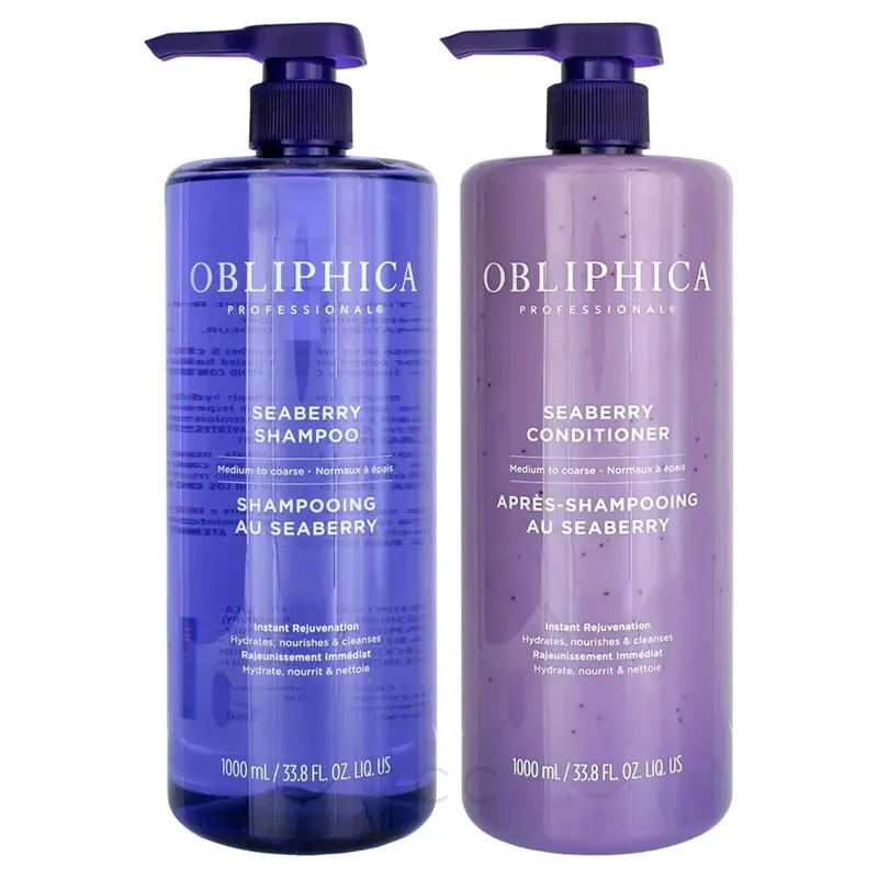 Obliphica Seaberry Shampoo & Conditioner Set - Medium to Coarse 33.8 oz 2piece