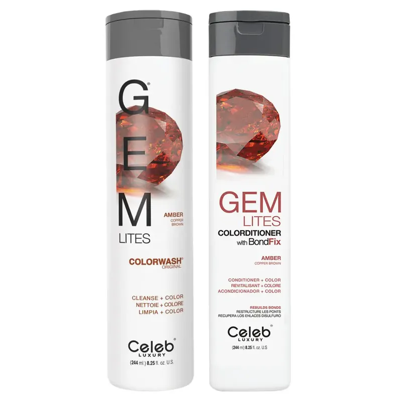 Celeb Luxury Gem Lites Amber Healthy Color Duo 2piece