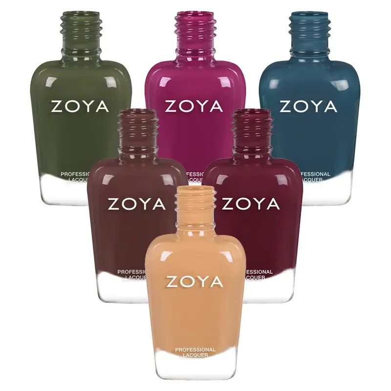 Zoya Classic Leathers Polish Collection 6piece