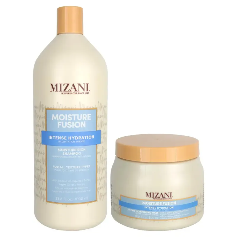 Mizani Moisture Fusion Moisture Rich Shampoo & Moisturizing Mask Duo 2piece