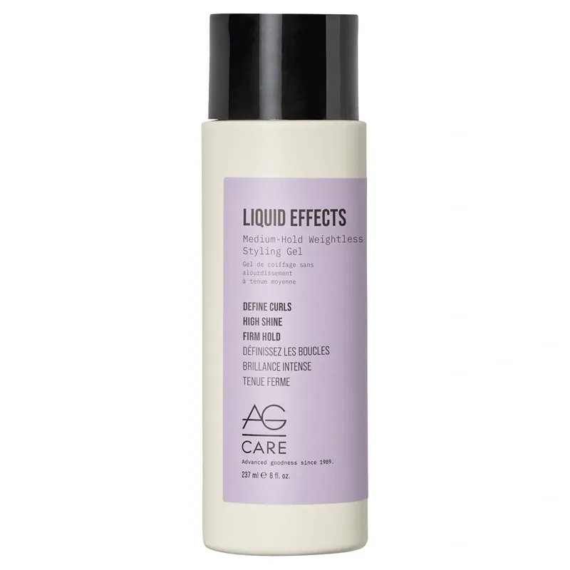 AG Care Liquid Effects - Medium-Hold Weightless Styling Gel 8oz