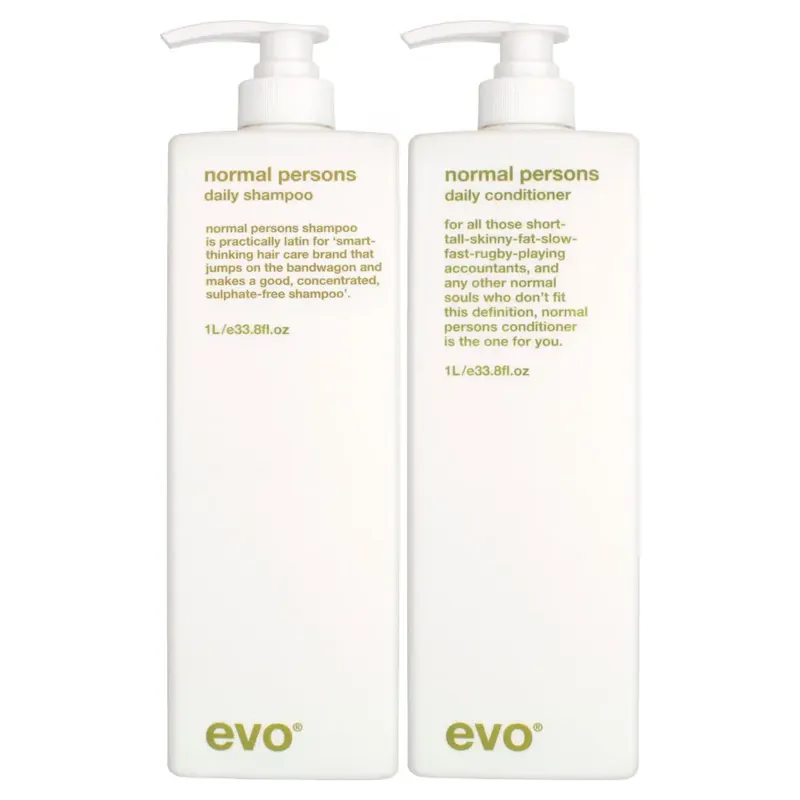 Evo Normal Persons Daily Shampoo & Conditioner Duo 33.8 oz 2piece