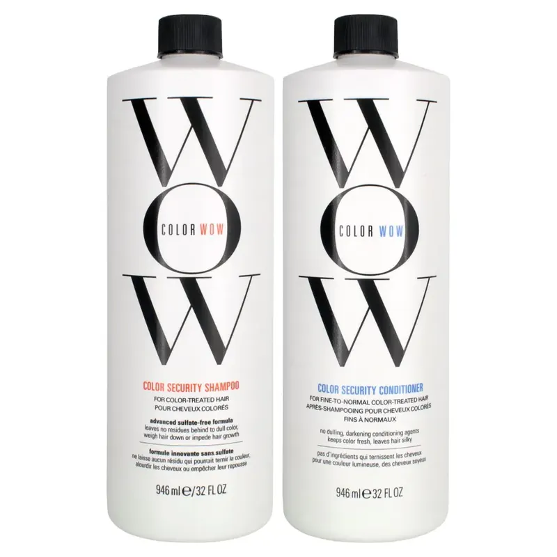Color Wow Color Security Shampoo & Conditioner - Fine-to-Normal Duo 33.8 oz 2piece