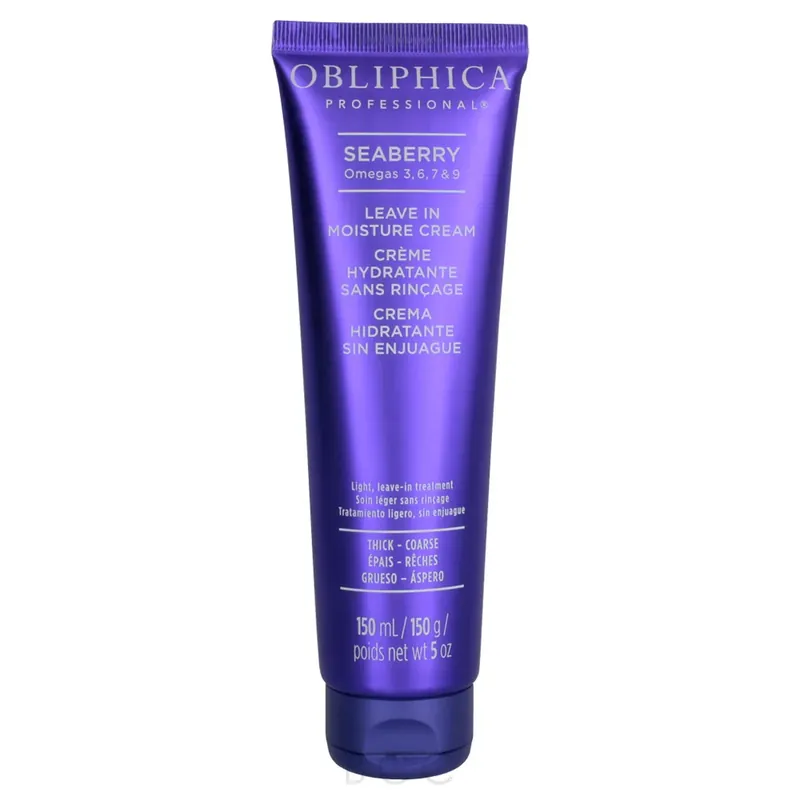 Obliphica Seaberry Leave In Moisture Cream 5oz