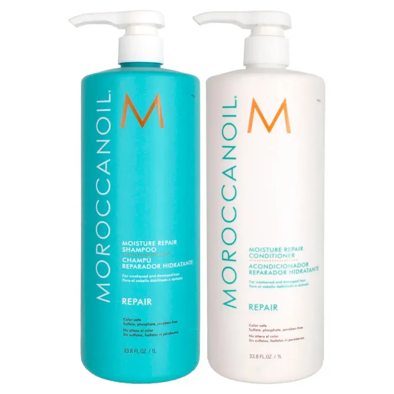 Moroccanoil Moisture Repair Liter Duo 33.8 oz 2piece