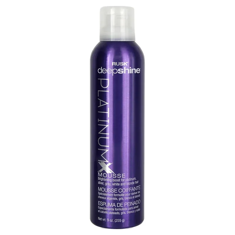 Rusk Deepshine PlatinumX Mousse 9oz