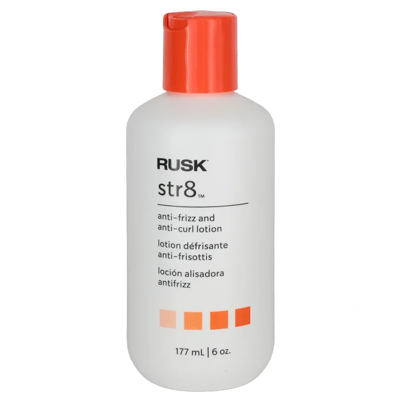 Rusk Str8 Anti-Frizz and Anti-Curl Lotion 6oz