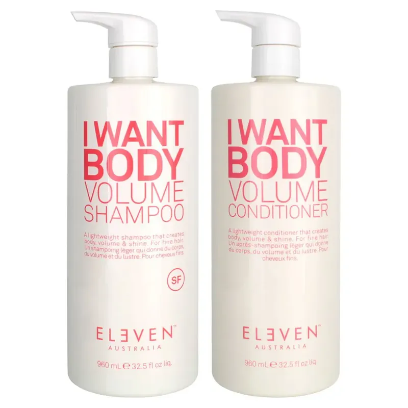 Eleven Australia I Want Body Volume Shampoo & Conditioner Duo 32.5 oz 2piece