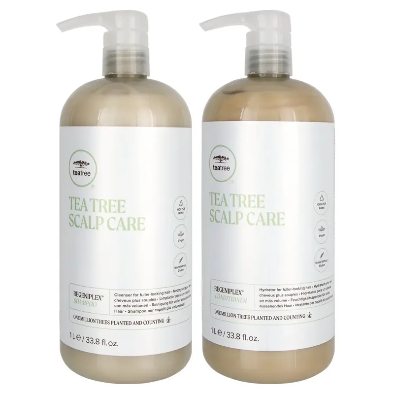 Paul Mitchell Tea Tree Scalp Care Regeniplex Shampoo & Conditioner Duo 33.8 oz 2piece