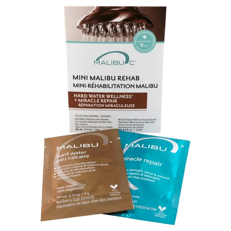 Malibu C Mini Malibu Rehab - Hard Water Wellness + Miracle Repair 2piece