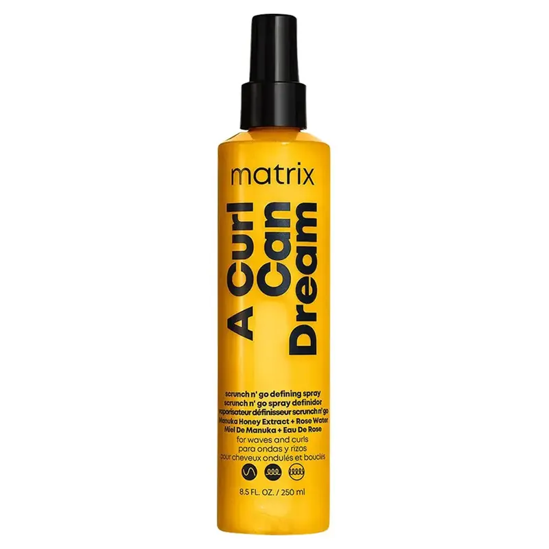 Matrix A Curl Can Dream Scrunch n' Go Defining Spray for Waves and Curls 8.5oz