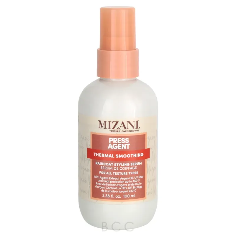Mizani Press Agent Thermal Smoothing Raincoat Styling Serum 3oz