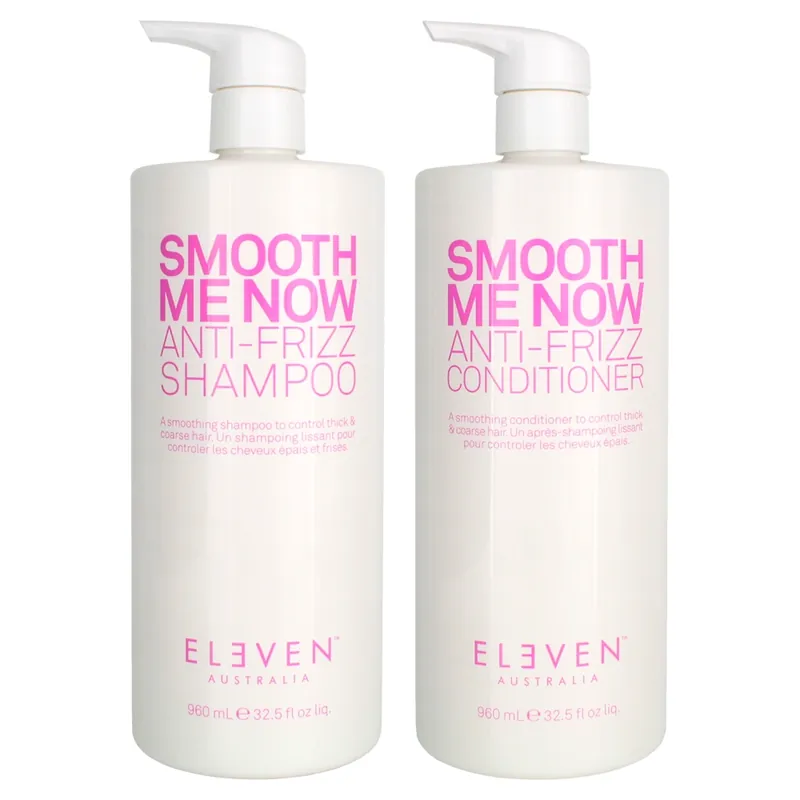 Eleven Australia Smooth Me Now Anti-Frizz Shampoo & Conditioner Duo 32.5 oz 2piece