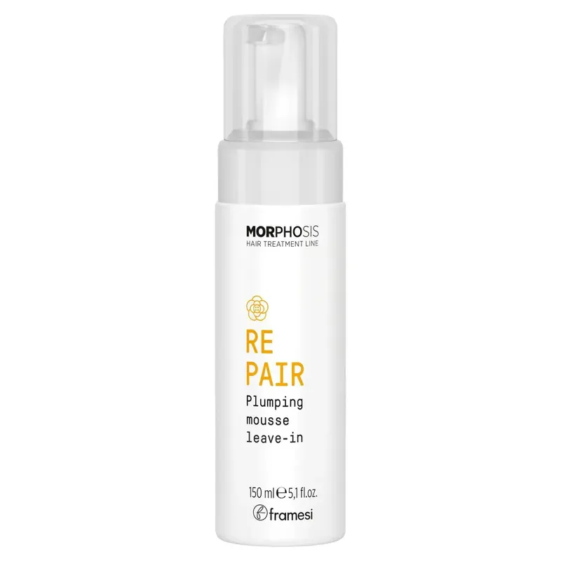 Framesi Morphosis Hair Treatment Line Repair Plumping Mousse Leave-In 5.1oz