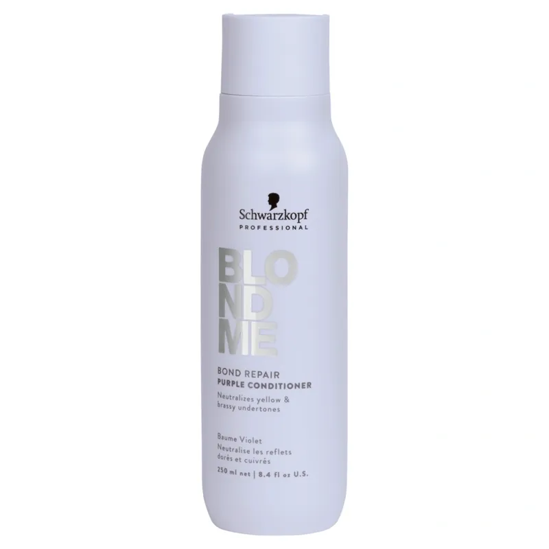 Schwarzkopf BlondMe Bond Repair Purple Conditioner 8.4oz