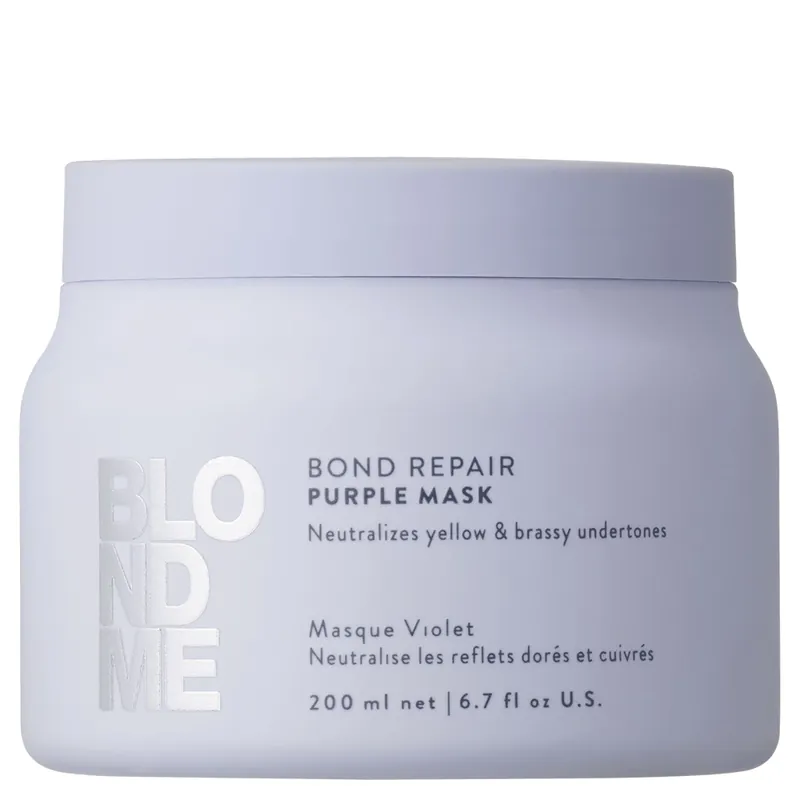 Schwarzkopf BlondMe Bond Repair Purple Mask