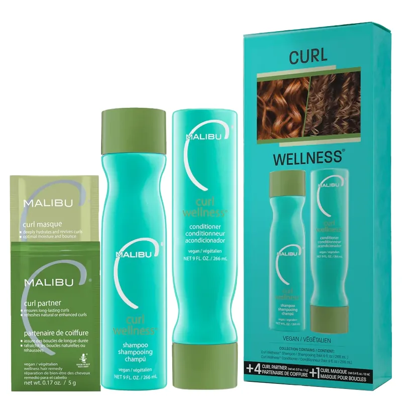 Malibu C Curl Wellness Collection 1kit