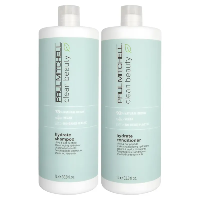 Paul Mitchell Clean Beauty Hydrate Shampoo & Conditioner Duo 33.8 oz 2piece