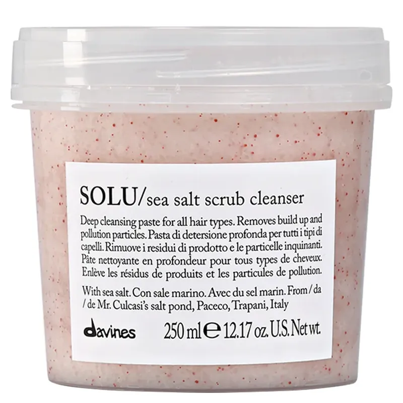 Davines Solu/ Sea Salt Scrub Cleanser 12.17oz