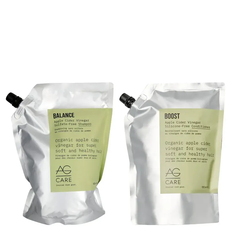 AG Care Balance Apple Cider Vinegar Shampoo & Conditioner Duo 33.8 oz Refill 2piece
