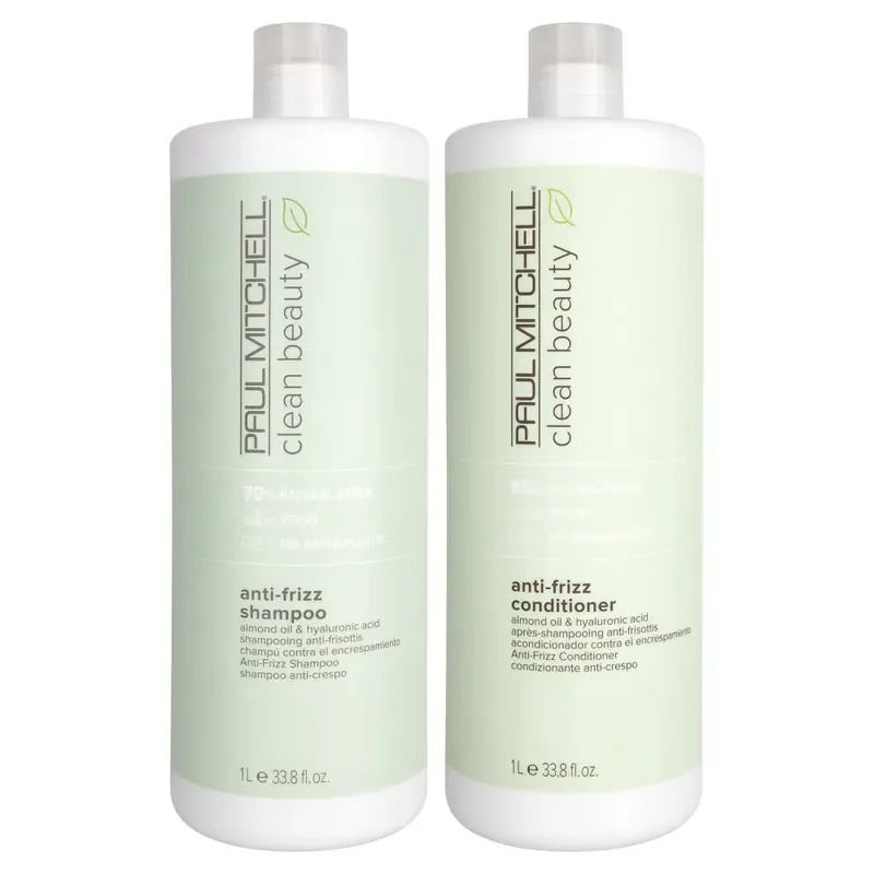 Paul Mitchell Clean Beauty Anti-Frizz Shampoo & Conditioner Duo 33.8 oz 2piece