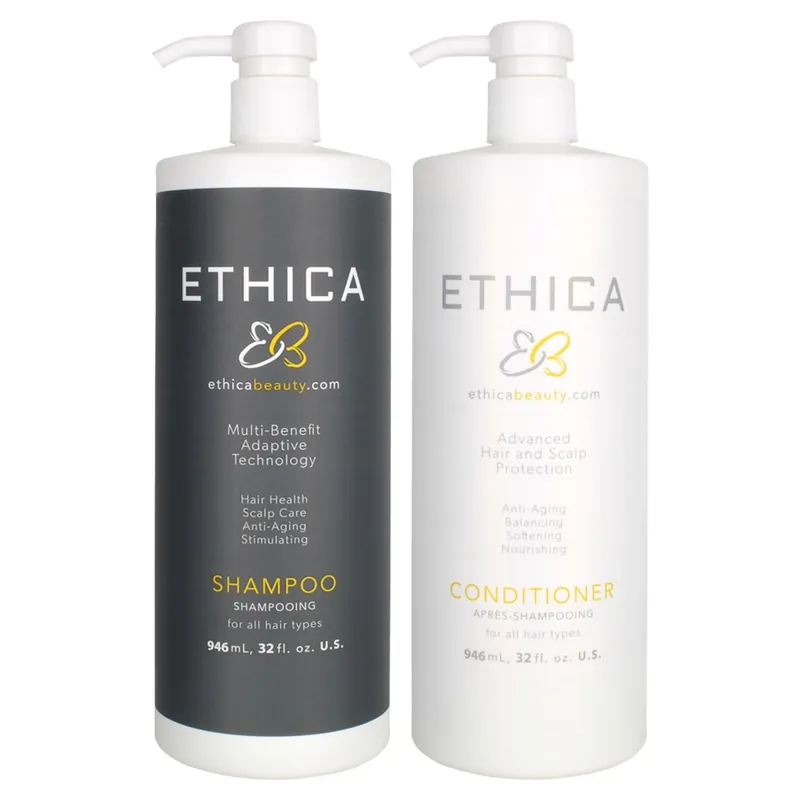 Ethica Beauty Anti-Aging Daily Shampoo & Conditioner Set 33.8 oz 2piece