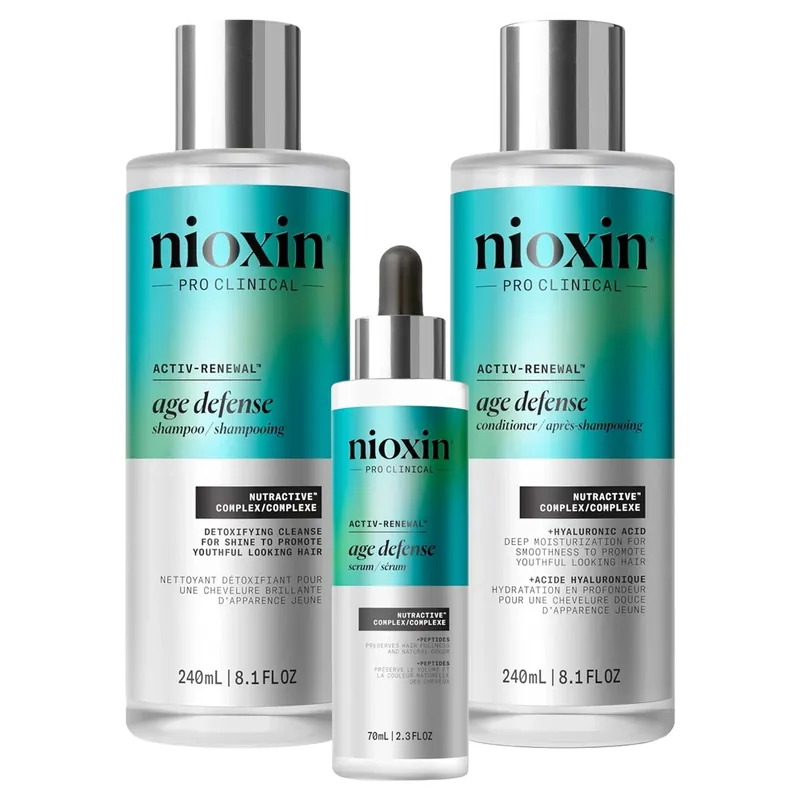 Nioxin Pro Clinical Activ-Renewal Age Defense System Set 3piece