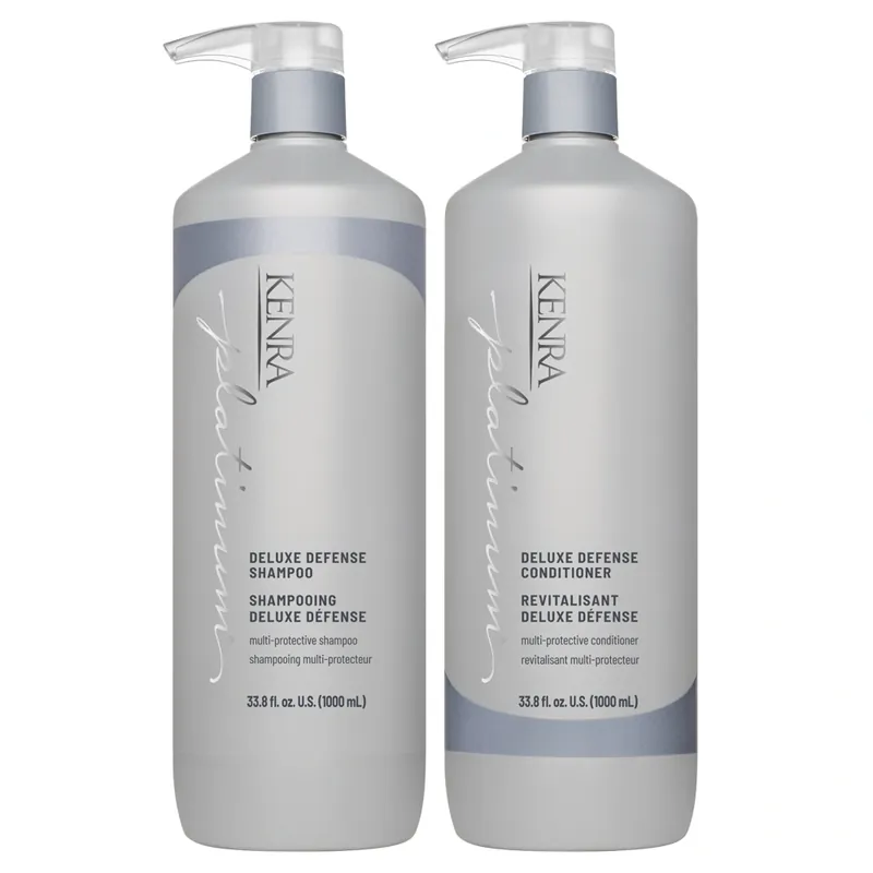 Kenra Professional Platinum Deluxe Defense Shampoo & Conditioner Duo 33.8 oz 2piece