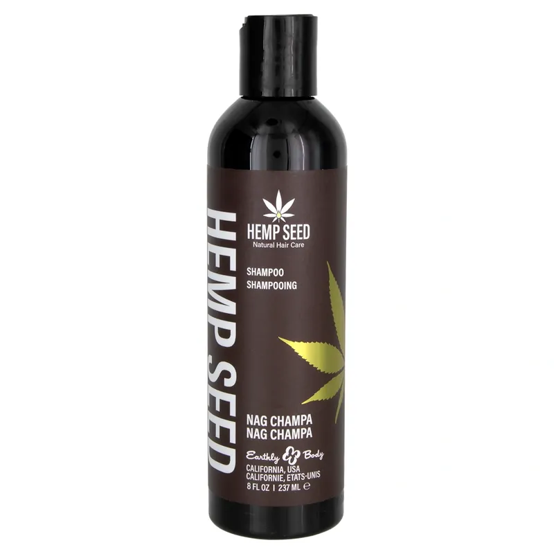 Earthly Body Hemp Seed Shampoo Nag Champa 8oz