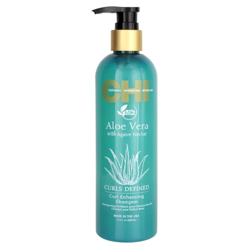 CHI Aloe Vera w/ Agave Nectar Curls Defined Curl Enhancing Shampoo 11.5oz