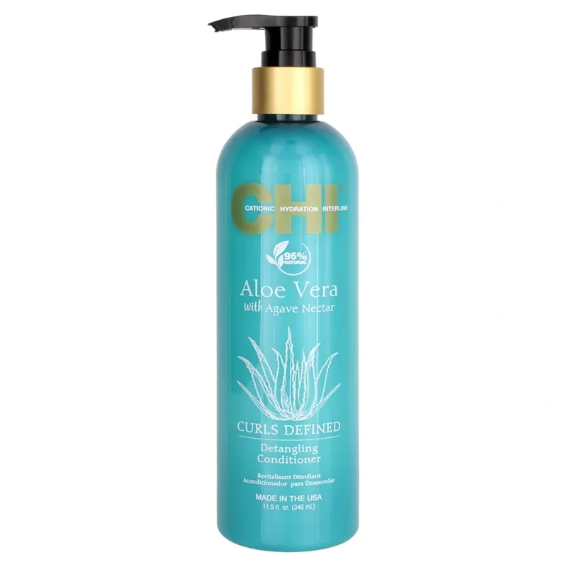 CHI Aloe Vera w/ Agave Nectar Curls Defined Detangling Conditioner 11.5oz