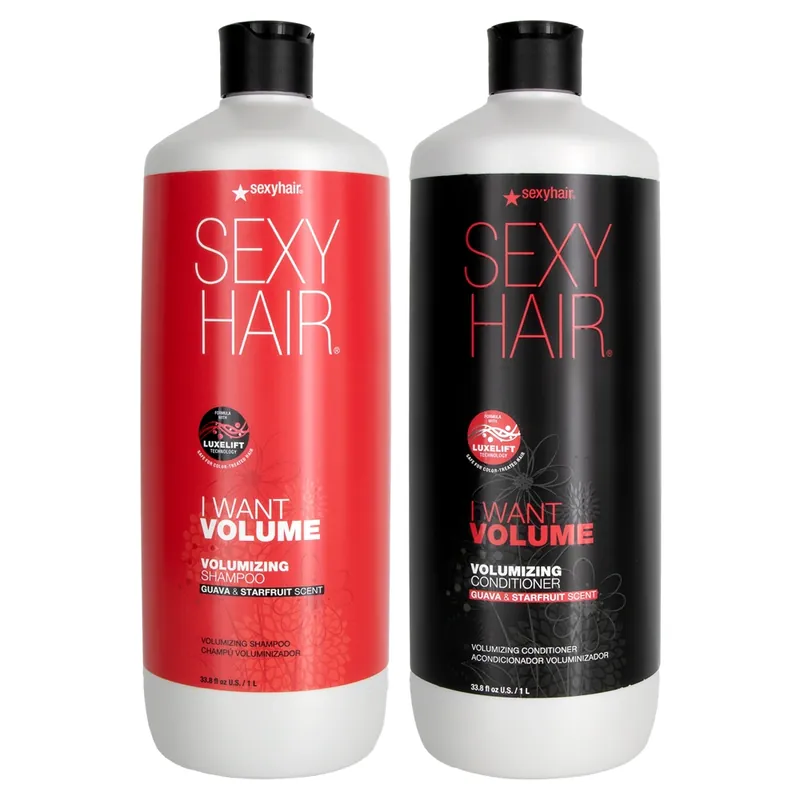 Sexy Hair I Want Volume Volumizing Shampoo & Conditioner Duo 33.8 oz 2piece